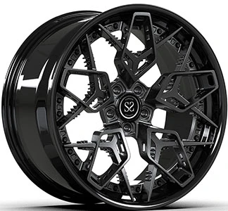 Glos crna i satenska kovačica diska {0}} PC 22x9.0 i 22x10 za BMW 7