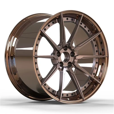 Bronza Gloss Tuning Custom felge 2-PC 19x8.5 i 19x9.5 za Mercedes-Benz E-klasu 212 2013r