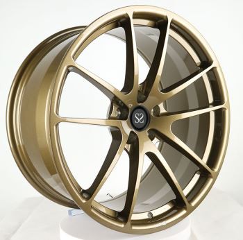 Bronze Custom 1-PC 21inch Staggered Rims For Auid RS7 5x112