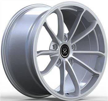 19x8.5 i 19x11 Srebrna kovana monblok legura obruč 5x130 za Porsch 991