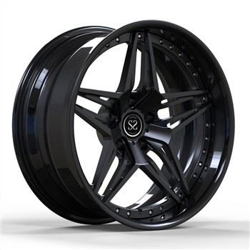 2 kom kovani crni kotači za Chevy Nova Staggered18inch 19inch 18x8 19x9 aluminijske naplatke automobila