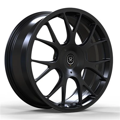 Prilagođene satensko crne 20" felge od kovane aluminijumske legure za PORSCHE 718 I (982) GT4